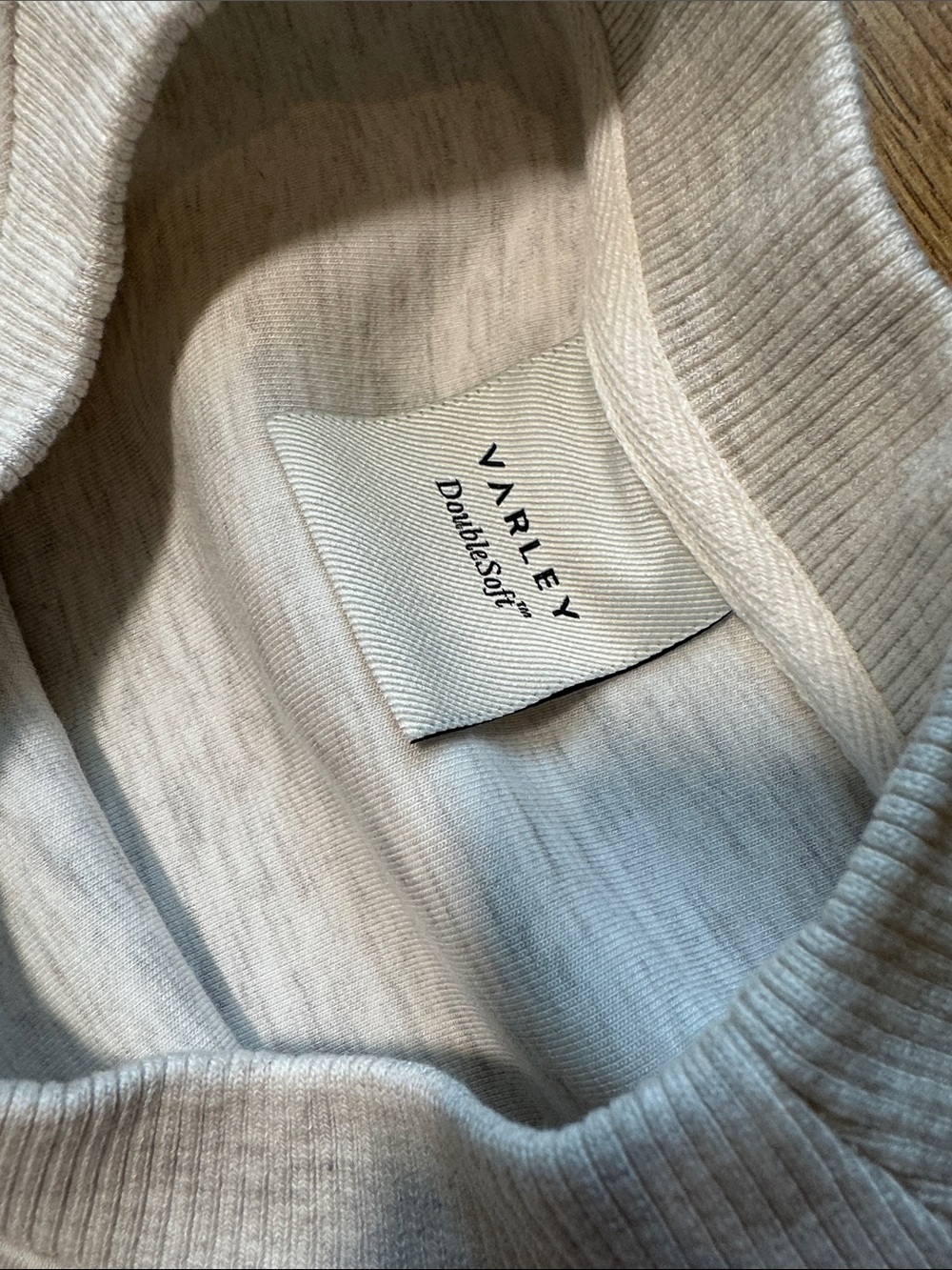 Varley DoubleSoft Maple Dress Ivory Marl Small - Picture 5 of 15